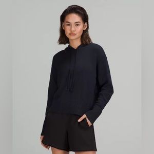 New! Lululemon Double Knit Sweater Hoodie XS/S Navy NWT